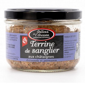 Terrine de sanglier aux châtaignes